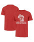 Men's Red Distressed Wisconsin Badgers Article Franklin T-shirt