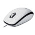 Фото #2 товара Logitech Mouse M100 - Ambidextrous - Optical - USB Type-A - 1000 DPI - White