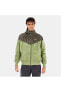 Фото #1 товара Sportswear Windrunner Full Zip Hoodie Yeşil Erkek Ceket