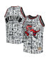 Men's Vince Carter White Toronto Raptors 1998-99 Hardwood Classics Doodle Swingman Jersey