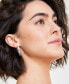 ფოტო #2 პროდუქტის Medium Textured Hoop Earrings, 1.05", Created for Macy's