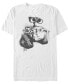 Фото #1 товара Disney Pixar Men's Wall-E Spray Paint Sketch, Short Sleeve T-Shirt