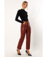 ფოტო #2 პროდუქტის Women's Maverick Leather Pants