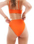 Фото #2 товара ASOS DESIGN Maya mix and match high leg high waist bikini bottom in orange