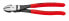 KNIPEX 74 01 200 - Diagonal-cutting pliers - Chromium-vanadium steel - Plastic - Red - 20 cm - 263 g