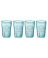 Фото #1 товара Стаканы для воды завтрака Bormioli Rocco светло-голубые Романтические, набор из 4 шт.