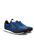 Фото #2 товара мужские кроссовки повседневные черные синие текстильные низкие демисезонные Armani Exchange Sneakersy