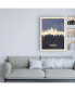 Фото #3 товара Michael Tompsett Philadelphia Pennsylvania Skyline Navy Canvas Art - 27" x 33.5"