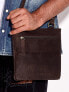 Фото #2 товара Мужская сумка через плечо повседневная кожаная маленькая планшет черная Factory Price Torby-CE-TR-108-CBH.15-jasny brzowy
