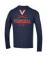 Фото #3 товара Men's Navy Virginia Cavaliers Team Stack Long Sleeve T-shirt