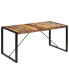 Фото #1 товара Dining Table 63"x31.5"x29.5" Solid Reclaimed Wood