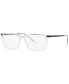 ფოტო #1 პროდუქტის Men's Rectangle Eyeglasses, AX3077