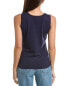 Фото #2 товара Forte Cashmere Seamed Silk & Cashmere-Blend Tank Women's