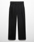 ფოტო #6 პროდუქტის Women's Pleated Suit Pants