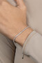 Elegant silver bracelet with zircons BRC91W
