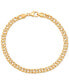 ფოტო #1 პროდუქტის Double Curb Link Chain Bracelet in 10k Gold