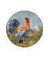 Фото #2 товара Rooster Meadow Dinner Plate, Set of 4