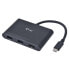 Фото #2 товара i-tec USB C HDMI Travel Adapter PD/Data - USB 3.2 Gen 1 (3.1 Gen 1) Type-C - HDMI - USB 3.2 Gen 1 (3.1 Gen 1) Type-A - USB 3.2 Gen 2 (3.1 Gen 2) Type-C - 5000 Mbit/s - Black - 60 W - 0.13 m