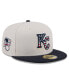 ფოტო #1 პროდუქტის Men's Black Kansas City Royals 2024 Fourth of July 59FIFTY Fitted Hat