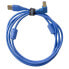 Фото #1 товара UDG Ultimate Audio Cable USB 2.0 A-B Blue Angled 3m (U95006LB)