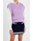 Фото #1 товара Women's Chunky Knit Sweater Vest