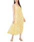 1.state 299787 Women's Printed Maxi Dress Cover-Up, Citronelle, XL