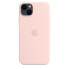 Фото #3 товара Apple iPhone 14 Plus Silicone Case with MagSafe - Chalk Pink, Cover, Apple, iPhone 14 Plus, 17 cm (6.7"), Pink
