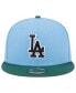 Фото #3 товара Men's Sky Blue, Cilantro Los Angeles Dodgers 1988 World Series 59FIFTY Fitted Hat