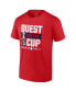 Фото #3 товара Men's Red Florida Panthers 2024 Stanley Cup Final Quest T-Shirt