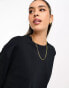 Фото #4 товара ASOS DESIGN long line t-shirt in black