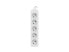 Фото #4 товара Lanberg PS0-05E-0150-W - 1.5 m - 5 AC outlet(s) - Indoor - White - 10 A