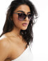 Фото #3 товара New Look oversized classic sunglasses in black