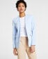 Women's Collarless Open-Front Blazer, Created for Macy's