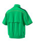 Men's Green Miami Hurricanes Miami Nights Strategy Half-Zip Short Sleeve Jacket