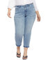 Фото #1 товара Nydj Plus Piper Relaxed Straight Jean Women's