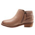 Softwalk Raleigh S2155-063 Womens Brown Leather Ankle & Booties Boots