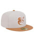 ფოტო #3 პროდუქტის Men's Khaki Baltimore Orioles Two-Tone Color Pack 59FIFTY Fitted Hat