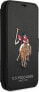 U.S. Polo Assn US Polo USFLBKP12SPUGFLBK iPhone 12 mini 5,4" czarny/black book Polo Embroidery Collection