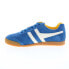 Gola Harrier Suede CMA192 Mens Blue Suede Lace Up Lifestyle Sneakers Shoes 8