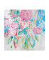 Фото #1 товара Farida Zaman Summer Pink Floral Pastel Canvas Art - 15.5" x 21"