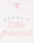 Фото #9 товара Baby 2-Piece Daddy's Princess Bodysuit & Tutu Pant Set 24M