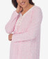 Фото #3 товара Women's Long Sleeve Short Nightgown