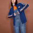 Фото #5 товара Спортивная куртка Li-Ning из коллекции модной спортивной одежды AWDQ368-8 с застежкой на молнии для пары, цвет темно-синий,