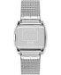 Women's Darcy Digital Rainbow Silver-Tone Stainless Steel Mesh Bracelet Watch, 30mm