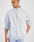 Men's Half-Zip Hooded Stripe Jacket