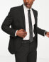 Фото #1 товара Selected Homme suit jacket with stretch in slim fit black