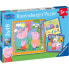 Фото #2 товара RAVENSBURGER Peppa Pig Triple 3x49 Pieces Puzzle