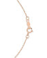 ფოტო #5 პროდუქტის Pink Amethyst (2-1/2 ct. t.w.) and Diamond Accent 18" Pendant Necklace in 14k Rose Gold