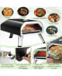 Outdoor Gas Pizza Oven Portable Propane Pizza Stove with Oven Cover Pizza Stone