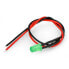Фото #2 товара LED 5mm 12V with resistor and wire - green - 5pcs
